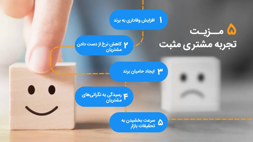 5 مزیت تجربه مشتری مثبت